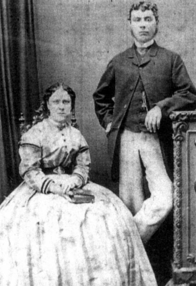 Annie Chapman, Jack the Ripper's second victim in 1888, with her husband John.