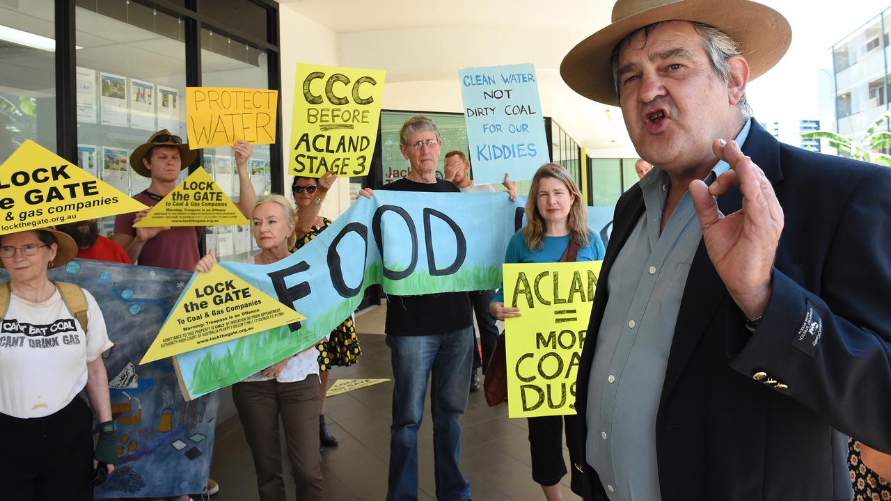 Paul King of Oakey Coal Action Alliance (right) has aired claims of undue influence on a Department of Environment and Science decision to approve the Environmental Authority of New Acland Coal’s Stage 3 expansion.