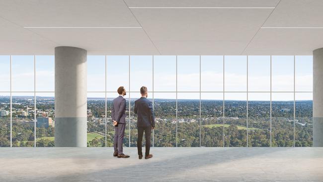 Artist's impression of the observation deck. Picture: Supplied by Freemasons SA/NT