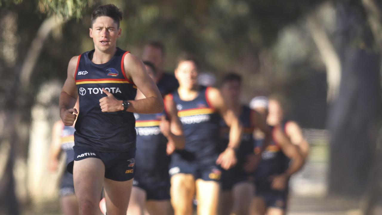 Chayce Jones leads the Adelaide time-trial in November.