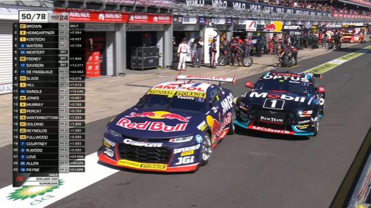 Feeney penalised for pit lane collision