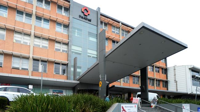 The Premier is recuperating at The Alfred, one of Melbourne's major trauma centres. Picture: NCA NewsWire/Andrew Henshaw