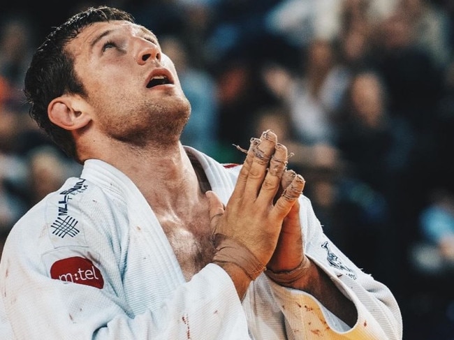 Serbian judo world champion Nemanja Majdov vowed not to apologise after he was hit with a five-month ban for making the sign of the cross before he competed at the Paris Olympics.