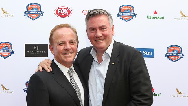 Brian Walsh, pictured Eddie McGuire, was a TV mainstay in Australia for more than 40 years. Picture: Julie Kiriacoudis