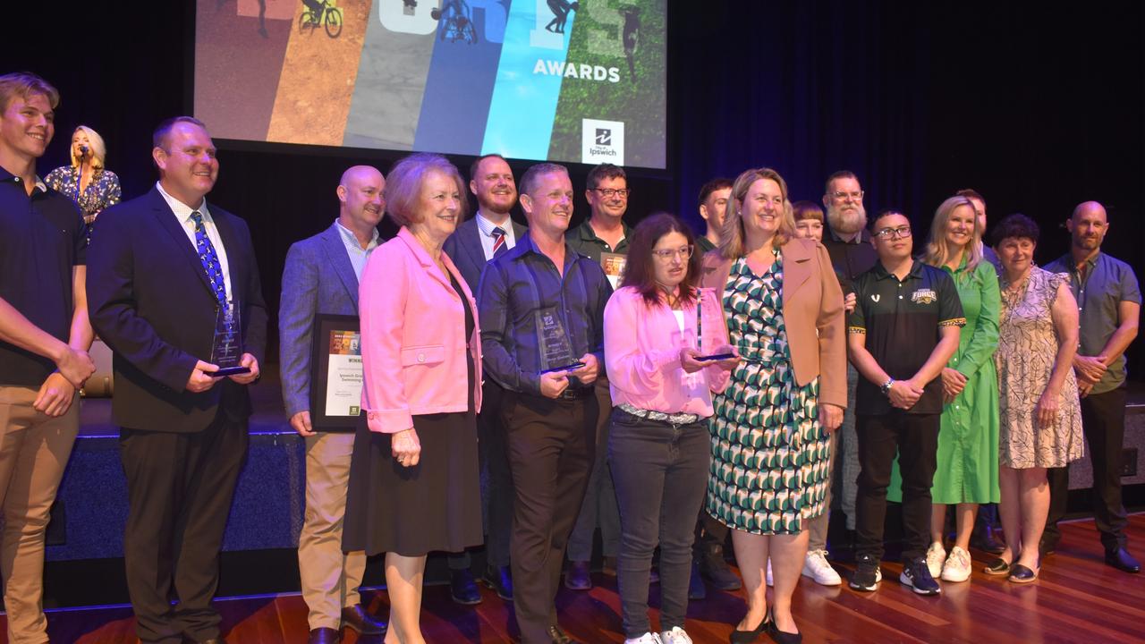 Winners of the eight categories at the 2023 Ipswich Sports Awards