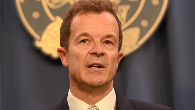 Mr Speakman said the new shadow ministry had increased their female representation to 42 per cent. Picture: NCA NewsWire/ Jeremy Piper,