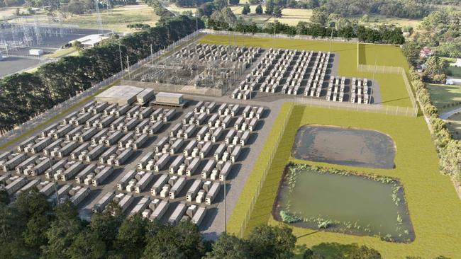 1600 batteries will be used to store energy for the power grid on the Mornington Peninsula. Picture: Supplied by Maoneng.