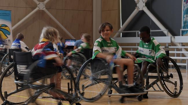 Inclusive Sports at the Festival of Us celebrations on Australia Day 2023. Picture: (A)manda Parkinson