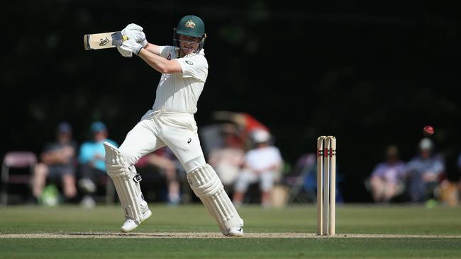 Marcus Harris is one of a number of left-handed batsmen vying for places in Australia’s squad.