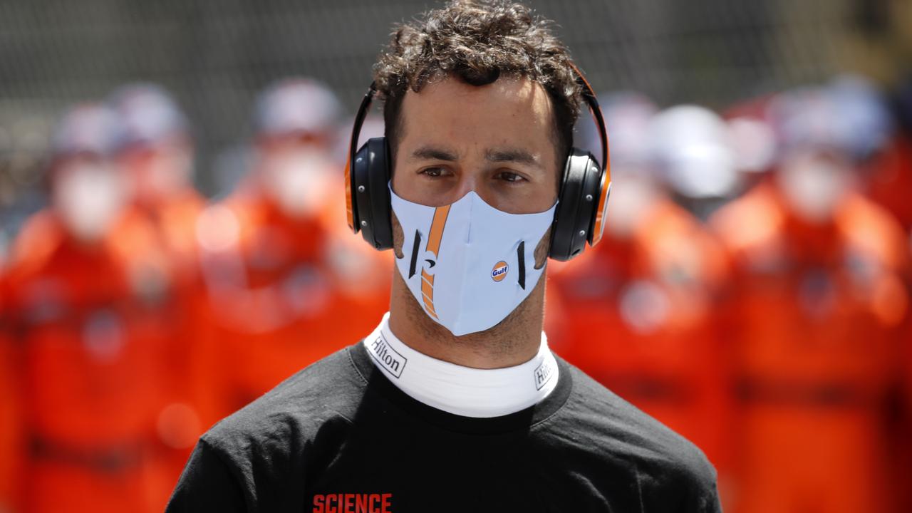 Daniel Ricciardo is enduring a tough start at McLaren. (Photo by Sebastian Nogier - Pool/Getty Images)