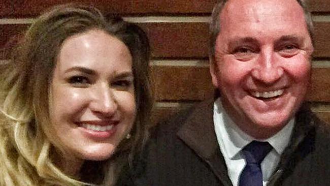 Deputy Prime Minister Barnaby Joyce with his lover Vikki Campion, who is now pregnant.