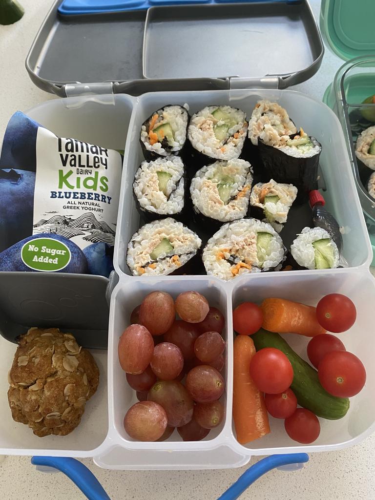 Will’s winning lunchbox contains healthy food to make him strong and give him energy.