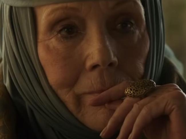 Olenna Tyrell roasting people. Picture: HBO