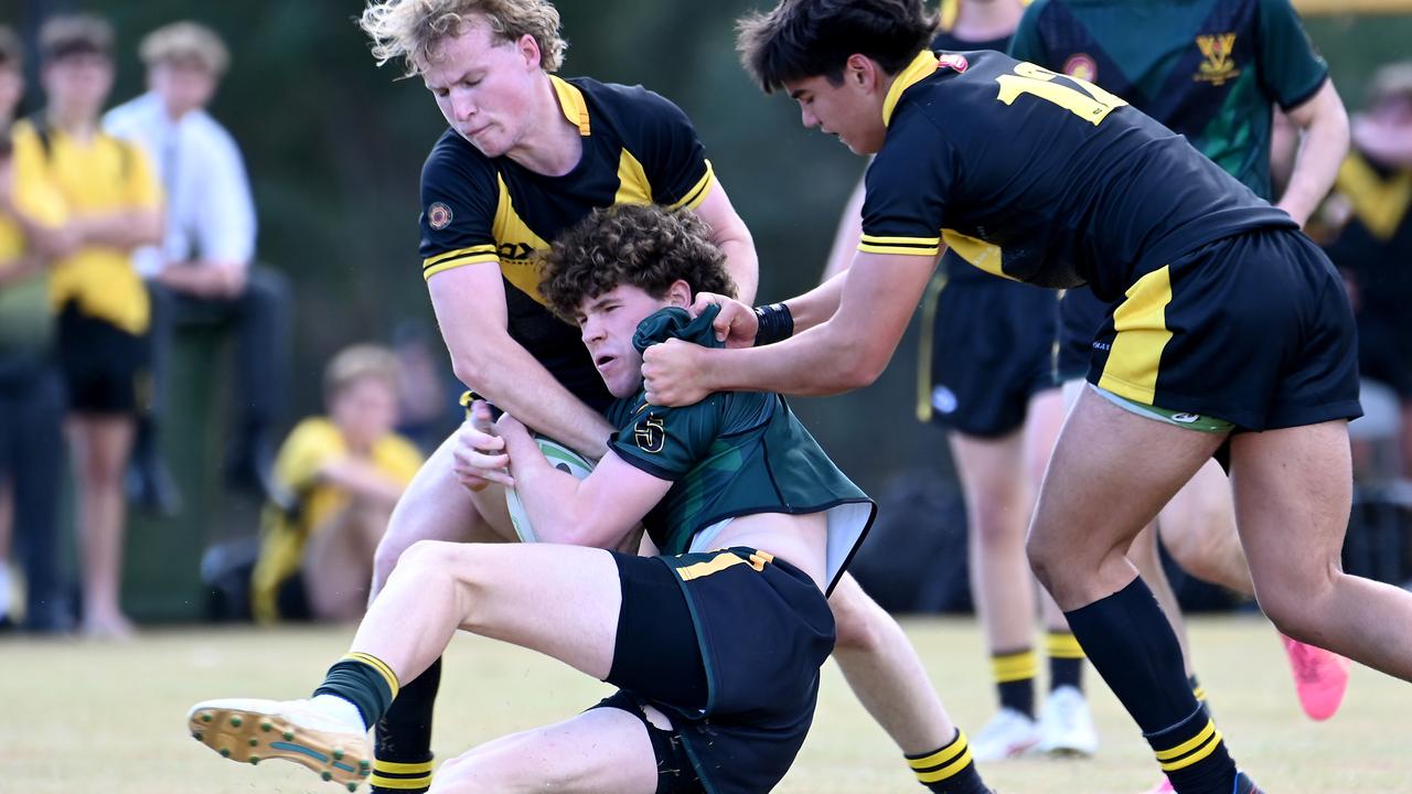 St Laurence’s vs Villanova AIC First XIII rugby league Saturday August 3, 2024. Picture, John Gass