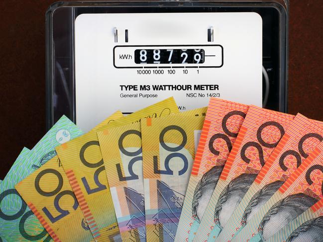 High cost of electricity in Australia, energy meter generic money