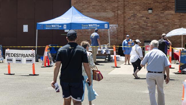 Prepoll for the Queensland election at Newtown Shopping Centre, Wednesday, October 23, 2024. Picture: Kevin Farmer