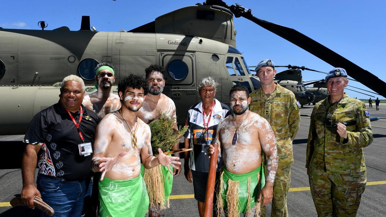 TownsvilleÃ&#149;s 5th Aviation Regiment will honour a long-standing tradition and conduct a naming ceremony for four Australian Army CH-47F Chinook helicopters. Picture: Eva Morgan