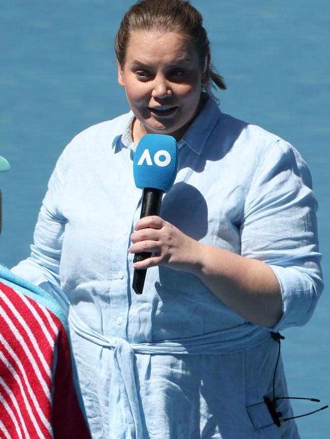 Jelena Dokic is a media star. (Photo by Martin KEEP / AFP)