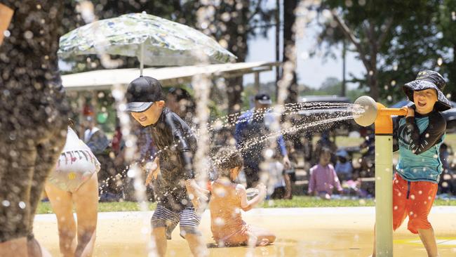 A water play area is planned for The Oval recreation park at the Petrie Mill precinct.