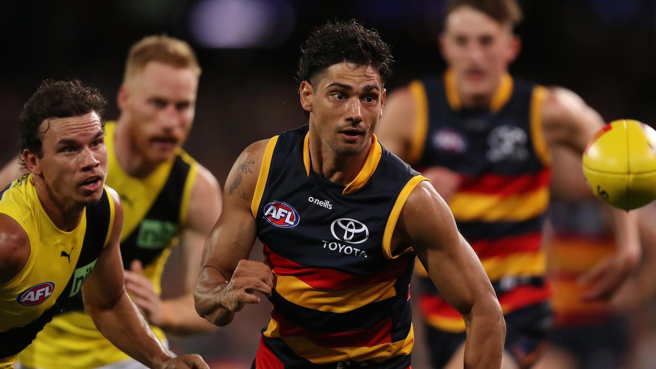 Shane McAdam is providing plenty of excitement for Crows fans. Picture: Getty Images