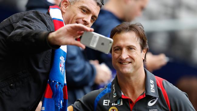 Luke Beveridge isn’t afraid to swing the changes. Picture: Getty Images