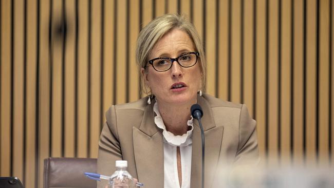 Labor’s finance spokeswoman Katy Gallagher has questioned the purpose of the $3.8bn in ‘secret’ funding decisions. Picture: NCA NewsWire / Gary Ramage