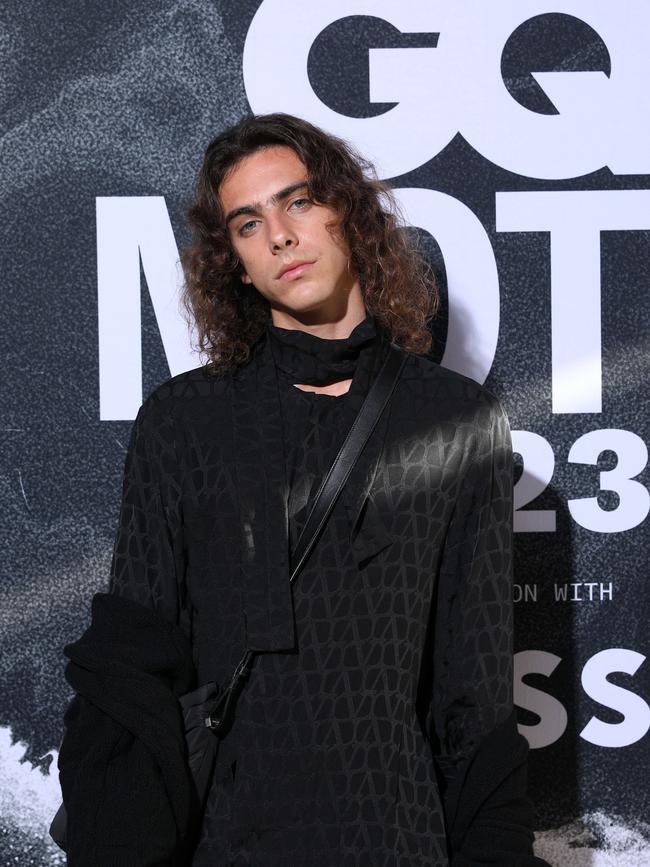 Musician of the Year Eddie Benjamin on the GQ Man of the Year awards red carpet at Bondi Pavilion. Picture by Max Mason-Hubers/The Daily Telegraph.