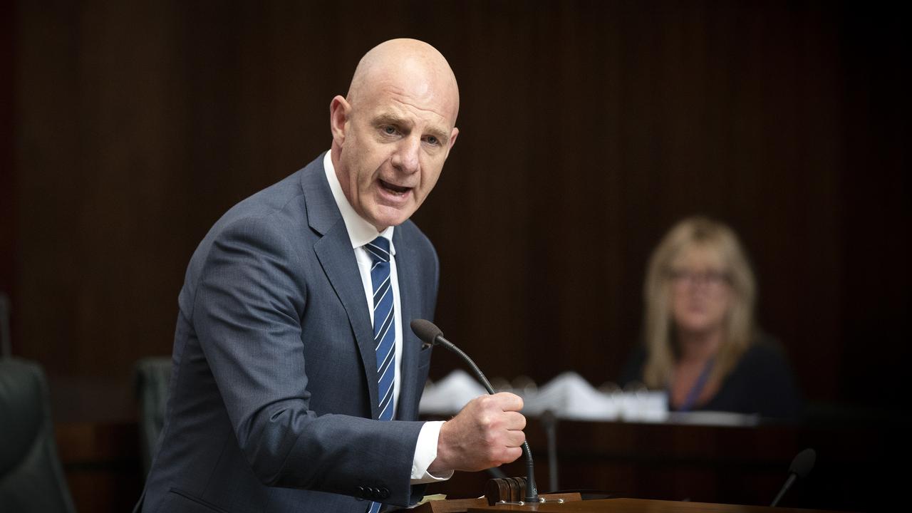 Tasmanian Premier Peter Gutwein during Question Time in State Parliament. Picture Chris Kidd
