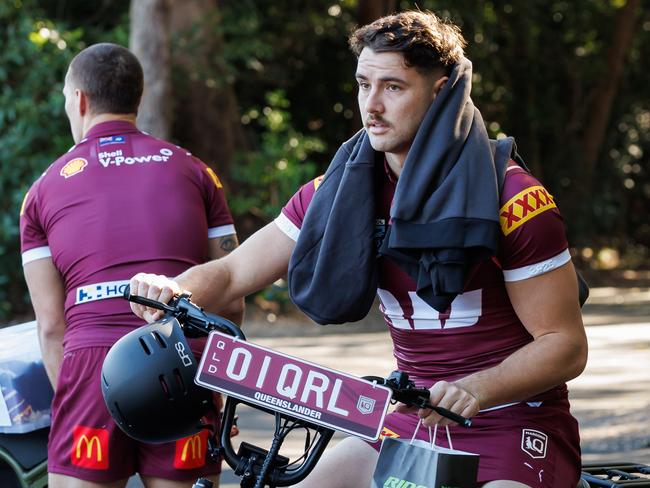 Loiero in Maroons camp. Picture: Lachie Millard