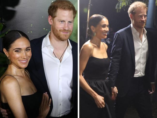 Meghan Markle and Prince Harry at the premiere of Bob Marley: One Love in Jamaica.