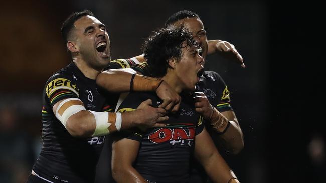 Penrith are on track to claim their third NRL premiership. Picture: Brett Costello