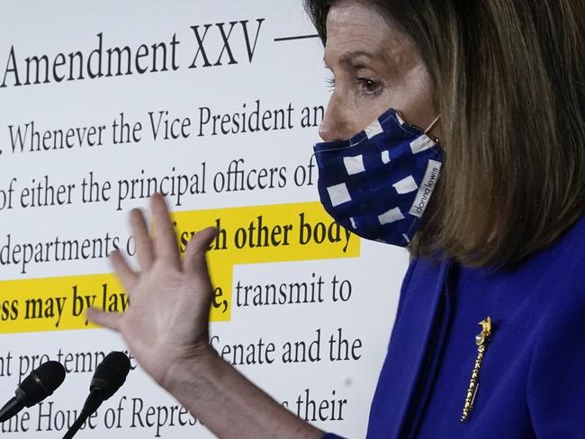 House Speaker Nancy Pelosi. Picture: AFP