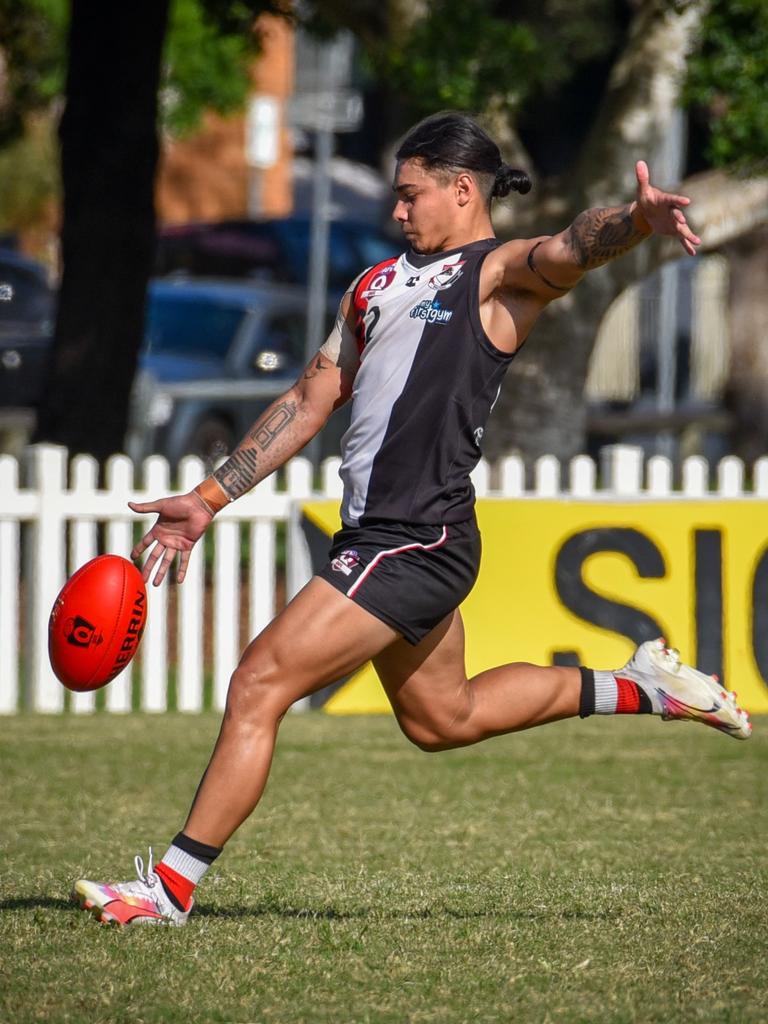 Morningside QAFL player Kelly Castle. Picture: Highflyer Images