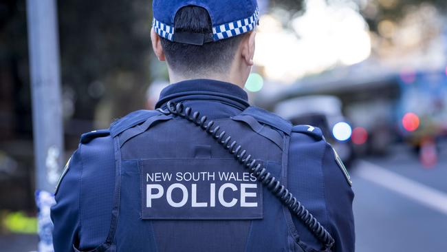 Police on the scene in Sydney's CBD this afternoon after a police officer was stabbed twice in the head by a knife-wielding man. The alleged offender was tasered and arrested at gunpoint following the attack, which took place shortly after 1pm on Sunday. Photo: Tom Parrish