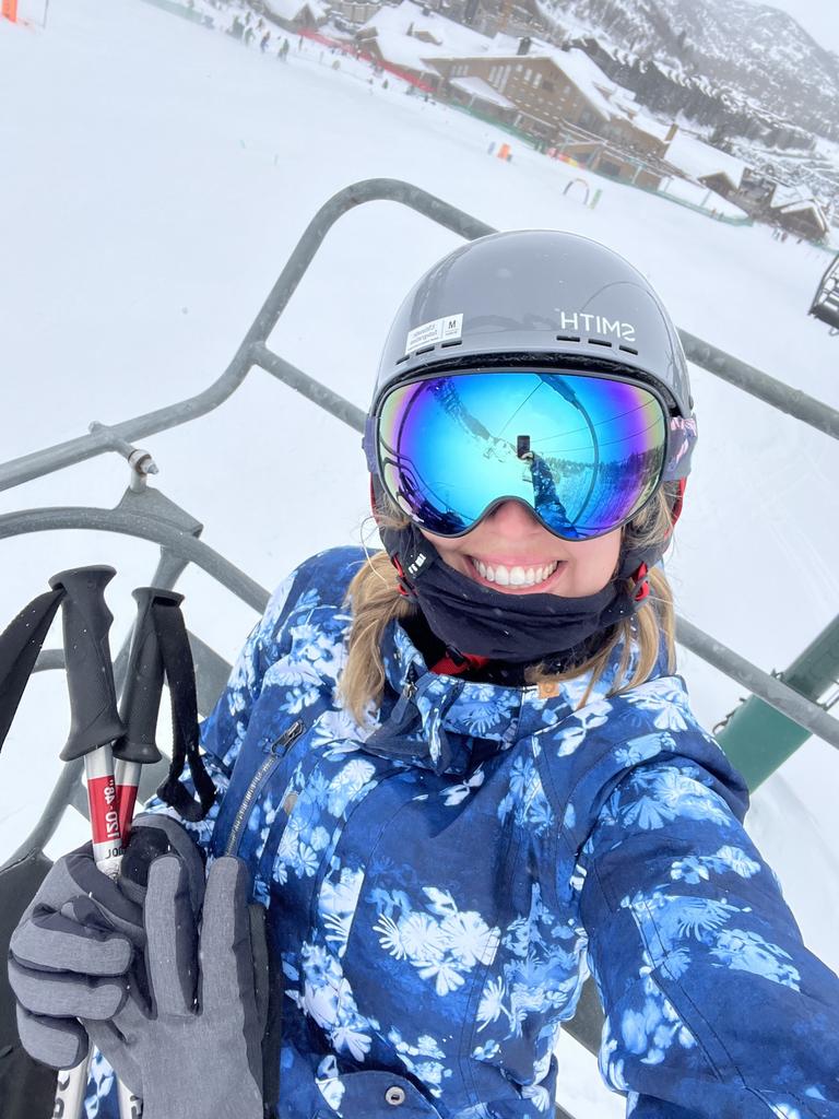 One of the best parts of skiing here is the number of other skiers. Picture: Chantelle Francis