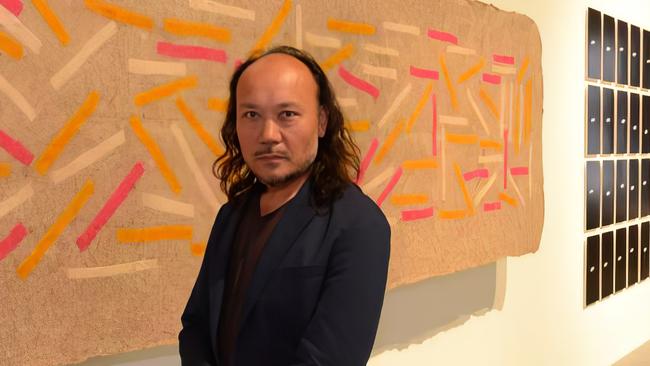 Uighur artist Aniwar Mamat had a rare introduction to European art in Xinjiang because his mother worked in the state-run library in Urumqi and he had access to the books there. Picture: supplied