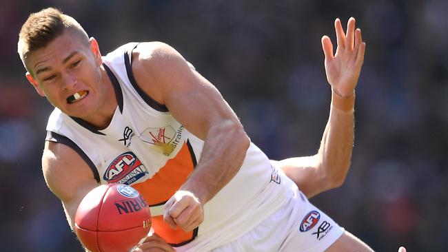 Adam Tomlinson played in the Giants’ grand final loss. Pic: Getty Images