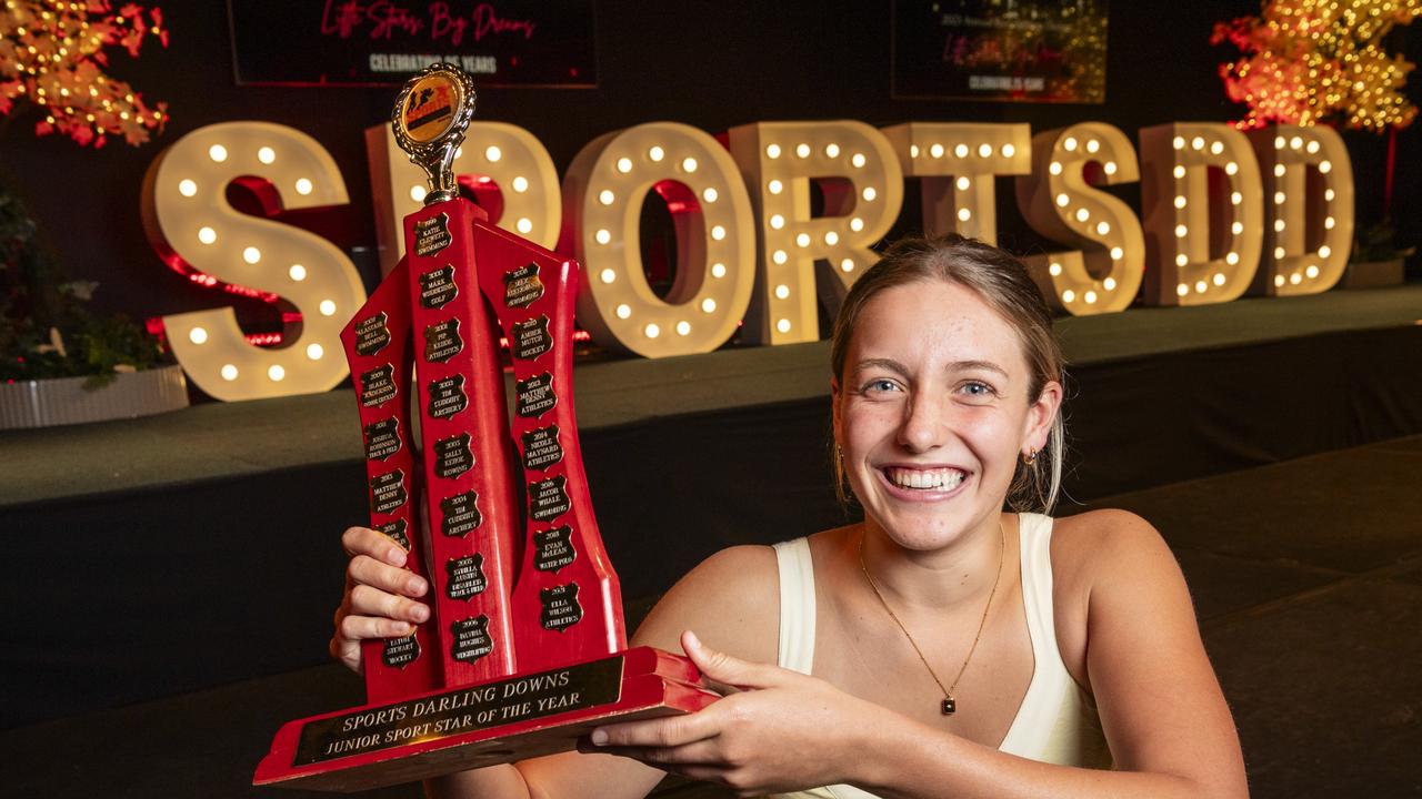 2023 Sports Darling Downs Junior Sport Star of the Year Mackenzie Grimes. Picture: Kevin Farmer