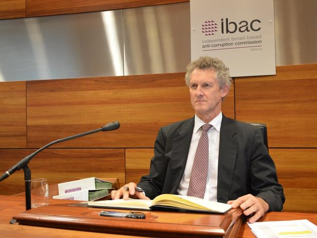 IBAC Commissioner Stephen O’Bryan found a prison manager helped his son win $1.56 million in jobs. Picture: Supplied.