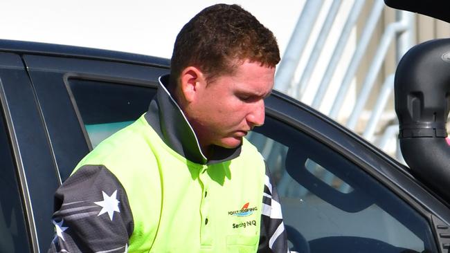 Jaxon Benjamin Woods outside the Ingham Magistrates Court. Picture: Cameron Bates