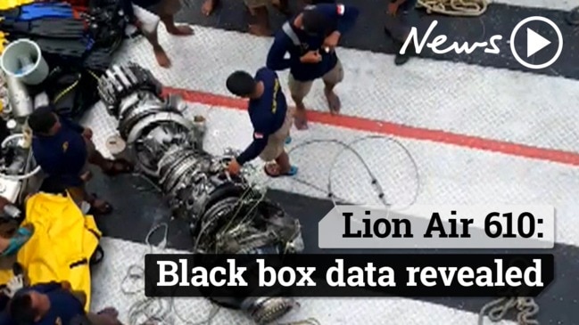 Black box data from Lion Air 610 revealed air speed indicator glitch.