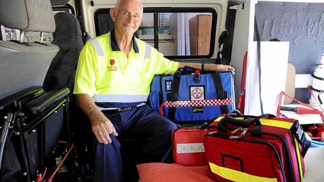 Founding President of the Glenreagh Heart Start Geoffrey Hicks has been awarded an OAM. Picture: JoJo Newby