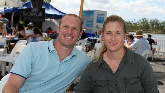 Nathan Green and Chelsea Logan at Capricorn Food and Wine Festival. Photo Allan Reinikka / The Morning Bulletin