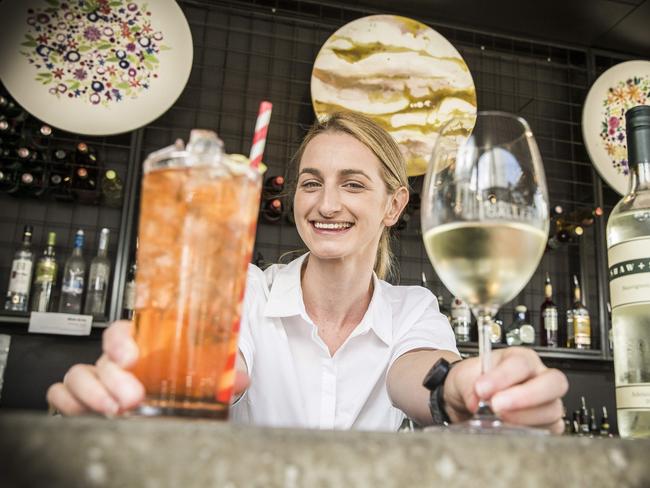 Gallery roof-top bar manager Anne-Marie Tyson. Picture: Mike Burton