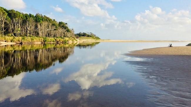 Belongil Creek in Byron Bay.