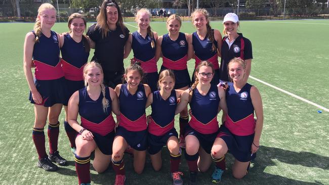 The BSHS which is on the verge of claiming a fifth QGSSSA open division hockey premiership.