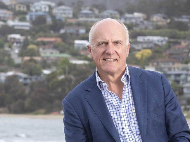 Eric Abetz at Blackman's Bay. Picture: Chris Kidd.