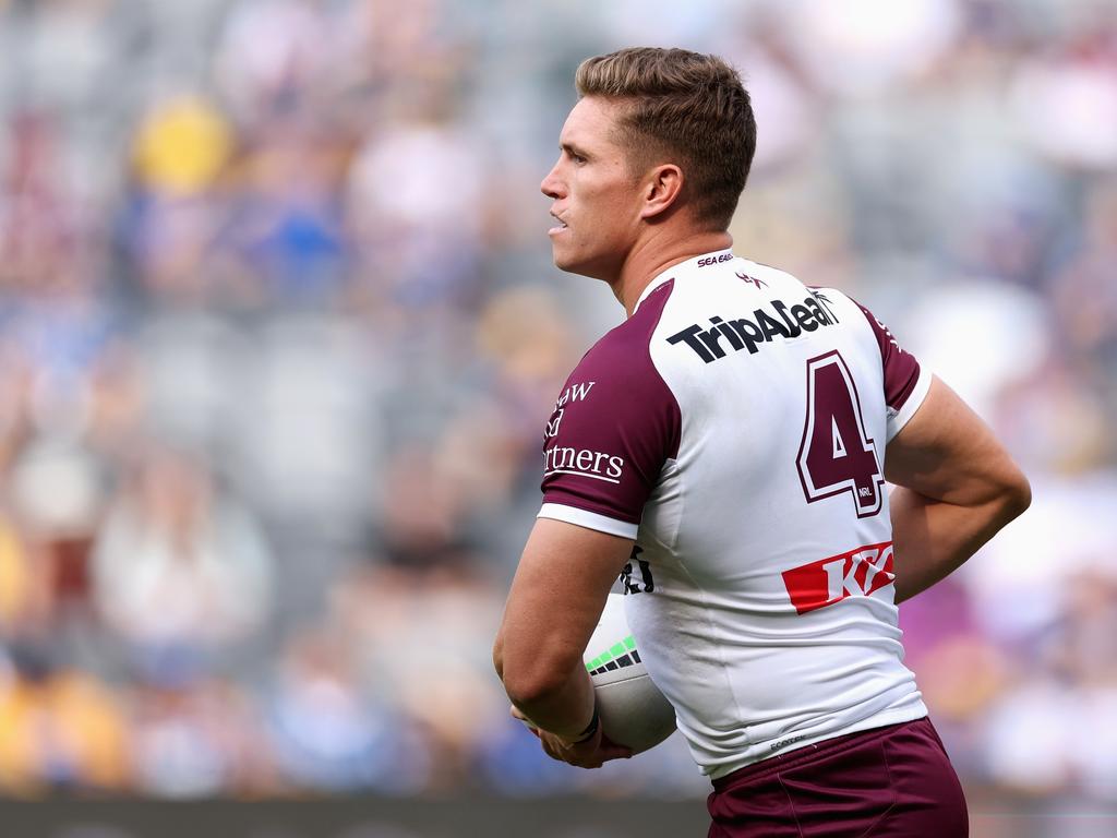 Reuben Garrick is out for the game after copping a head knock. Photo: Cameron Spencer/Getty Images