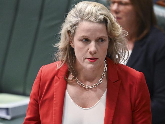 CANBERRA, AUSTRALIA, NewsWire Photos. NOVEMBER 14, 2023: Minister for Home Affairs, Clare O'Neil during for Question Time at Parliament House in Canberra. Picture: NCA NewsWire / Martin Ollman