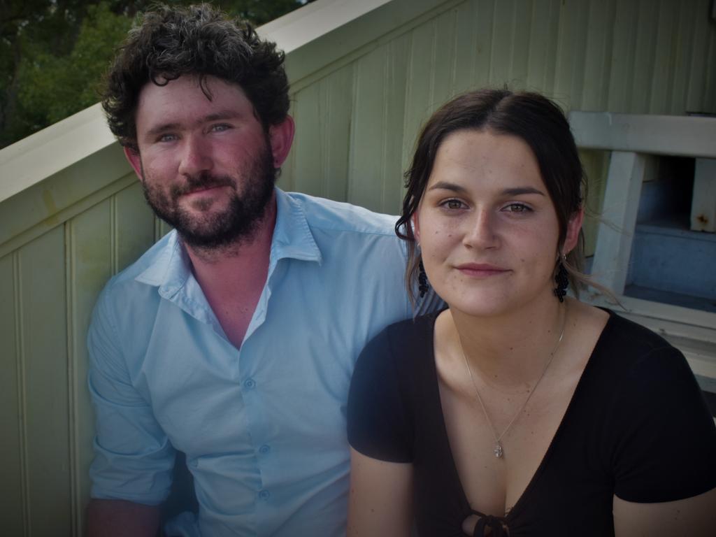 Nathan Jolliffe and Belle Picker at the Blues, Brews &amp; BBQs Day at Clarence River Jockey Club on Sunday, 14th March, 2021. Photo Bill North / The Daily Examiner